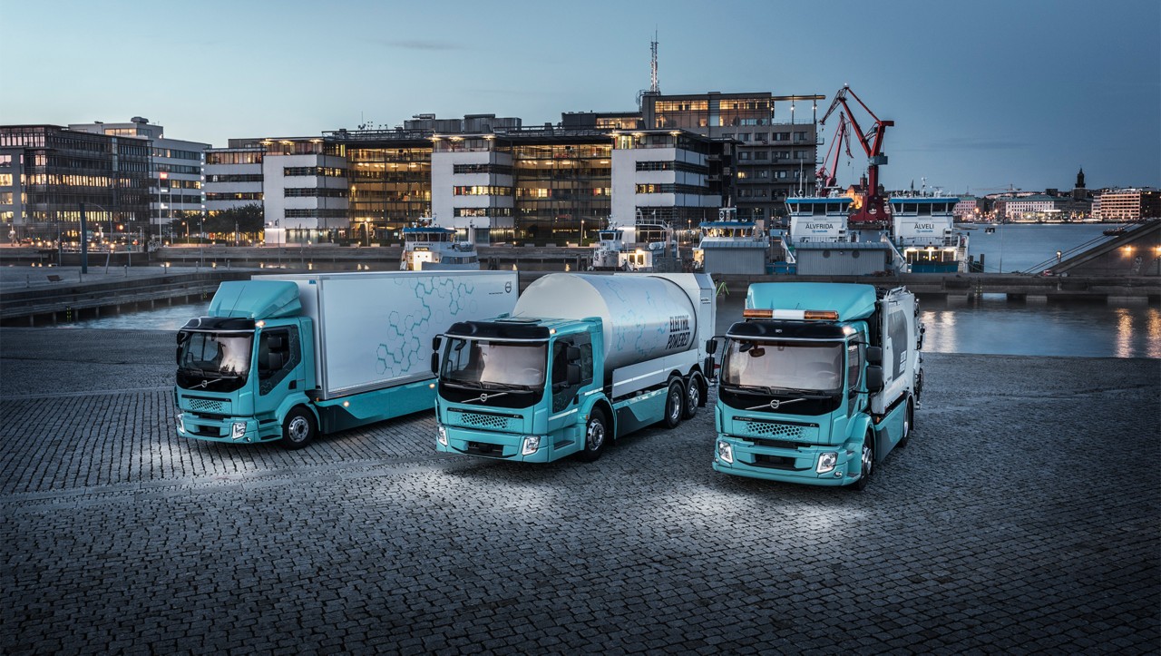 Nabídka elektrických vozidel Volvo Trucks